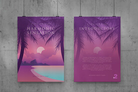 悬挂海报样机效果图