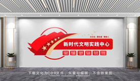 新时代文明实践中心文化墙
