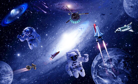 太空宇宙星球宇航员