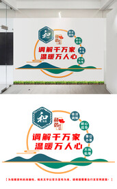 调解室文化墙