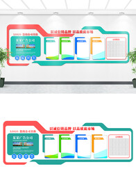 公司企业文化墙
