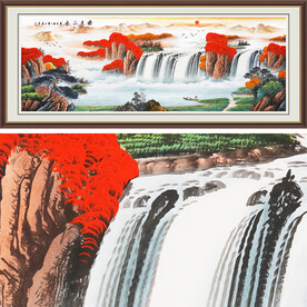 精品山水国画