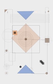 罗马古典色块抽象画