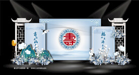 寿宴背景寿宴设计