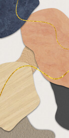 装饰画 抽象油墨画 彩绘