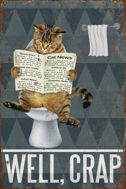 欧美复古铁皮装饰画