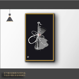 新中式简约抽象装饰画