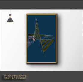 新中式简约抽象装饰画