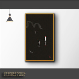 新中式简约抽象装饰画