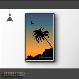 新中式简约抽象装饰画