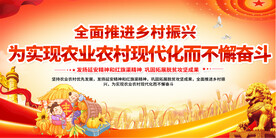 乡村振兴展板