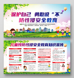 防性侵安全教育宣传栏