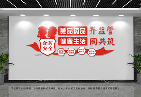 食品药品监管文化墙
