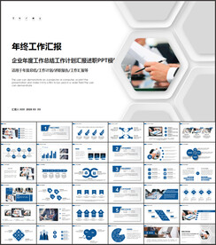 企业年终工作汇报PPT