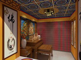 家里佛堂设计案例效果图