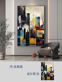 北欧简约现代轻奢抽象艺术装饰画