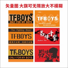 TFBOYS应援旗 
