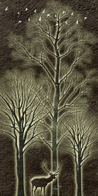 发财树中式玄关