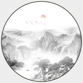 新中式山水画
