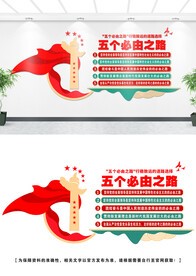 五个必由之路文化墙