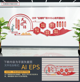 民族团结文化墙