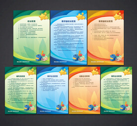 学校职责 制度展板