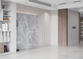 现代极简 轻奢客厅 空场景