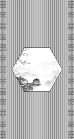 高清分层透明底推拉门打印图