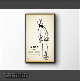 抽象简笔装饰画