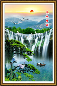 玄关山水画