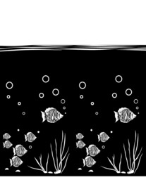高清分层透明底推拉门打印图