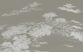 肌理线条阁楼背景墙