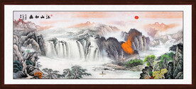 巨幅山水画