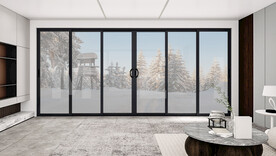 推拉门渲染场景图