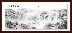 水墨山水画