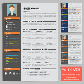 A4个人求职简历模板