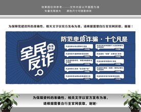 全民反诈文化墙