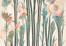 现代北欧轻奢花纹卧室地毯地垫