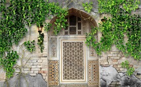 欧美田园风家居场景背景墙壁画