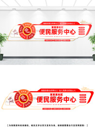 便民服务文化墙