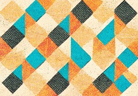 现代轻奢极简几何客厅地毯地垫