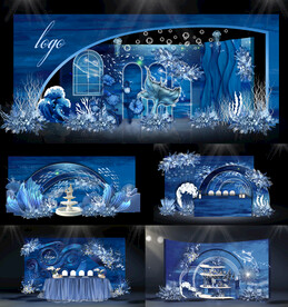 海洋风婚礼效果图