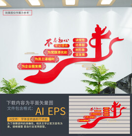 企业党建楼梯间文化墙