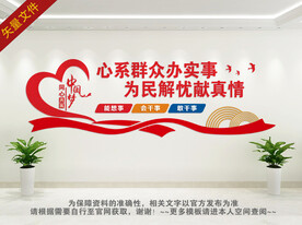 社区服务文化墙