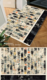 欧式古典高贵复古花纹地毯地垫