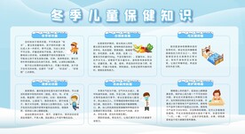 幼儿秋冬季保健宣传栏