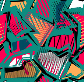 彩色 蜂窝 网格