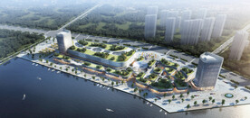 商业综合体鸟瞰图