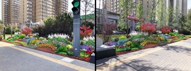 城市节点花镜花坛