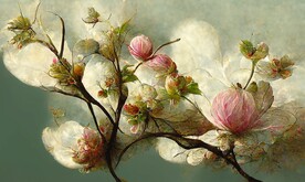 北欧植物花卉复古轻奢地毯地垫